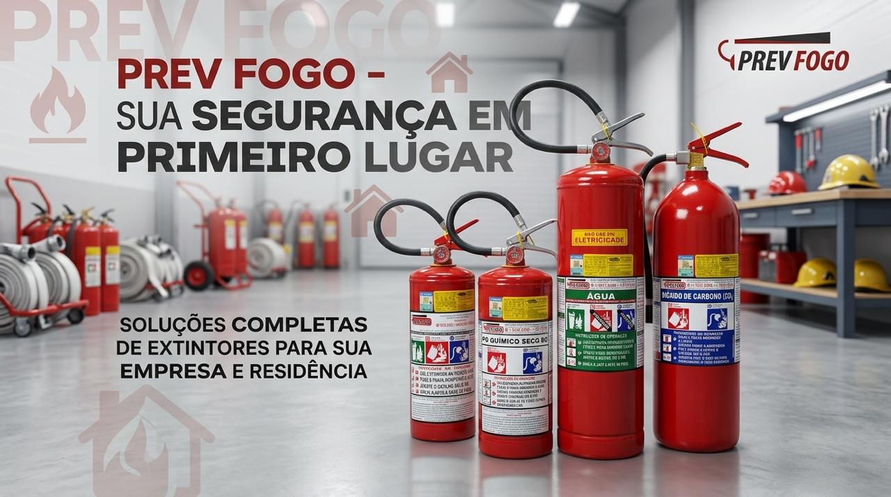 Apresentação de extintores Prev Fogo